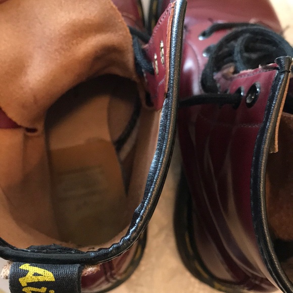 Vintage 90’s dark cherry Dr. Martens boots - Picture 7 of 12